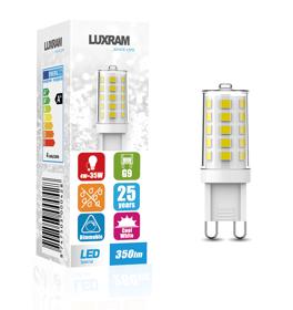 750300042  Pixy LED G9 4W 4000K Dimmable 350lm